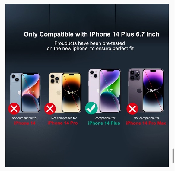 💙final markdown 💙Iphone 14 plus with screen n camera protectors - Picture 2 of 8